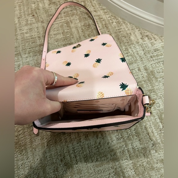 Kate Spade Staci Square Pineapple Crossbody - Picture 3 of 4